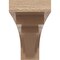 Ekena Millwork 4"W x 24"D x 8"H Thin Rockford Rough Cedar Woodgrain TimberThane Corbel, Primed Tan CORUR04X24X08ROCRCPR - alternate 4